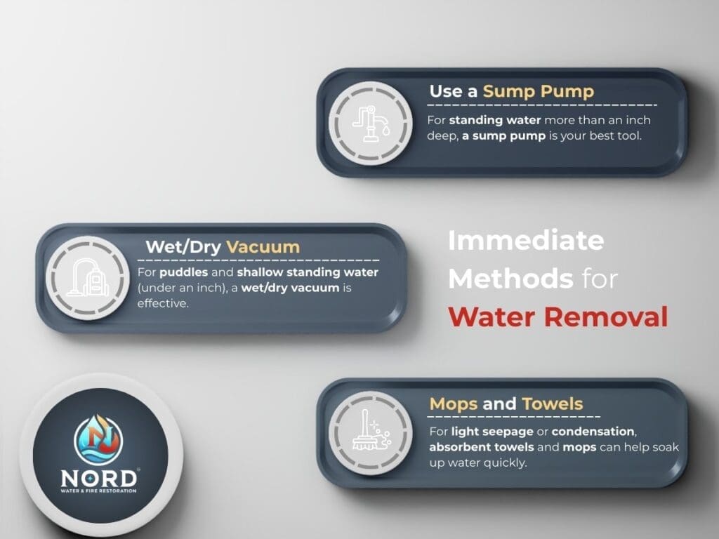 Immediate Methods for Water Removal for Water Removal From Basement: Best Methods